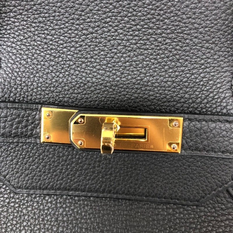 エルメス HERMES バーキン40 C刻 ブラック ゴールド金具 トゴ レディース ハンドバッグ