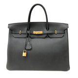 エルメス HERMES バーキン40 C刻 ブラック ゴールド金具 トゴ レディース ハンドバッグ