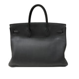 エルメス HERMES バーキン40 C刻 ブラック ゴールド金具 トゴ レディース ハンドバッグ