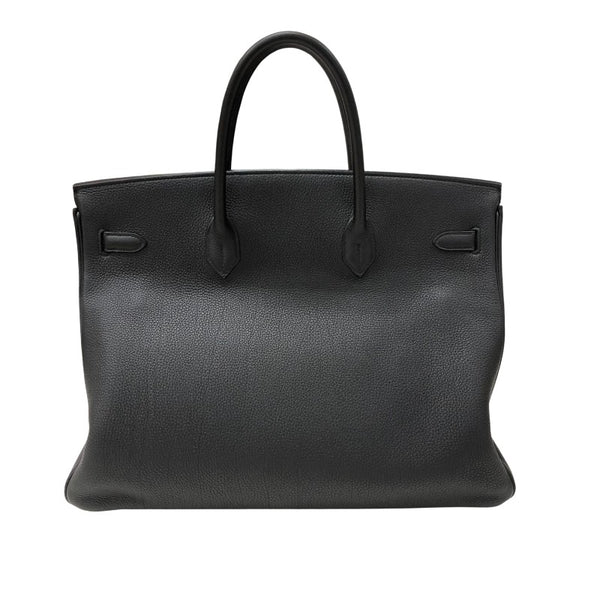 エルメス HERMES バーキン40 C刻 ブラック ゴールド金具 トゴ レディース ハンドバッグ