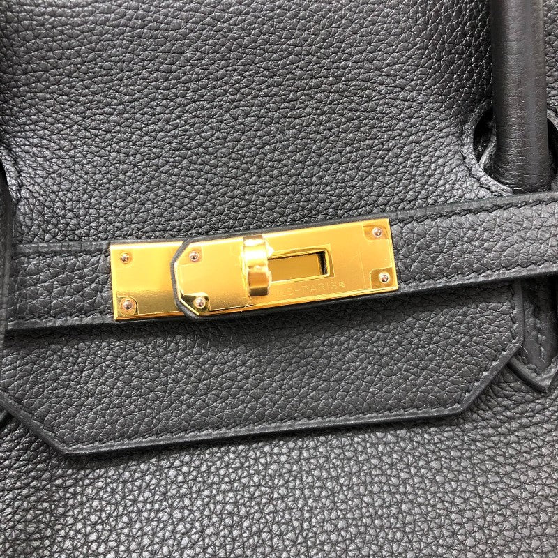 エルメス HERMES バーキン40 C刻 ブラック ゴールド金具 トゴ レディース ハンドバッグ