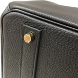 エルメス HERMES バーキン40 C刻 ブラック ゴールド金具 トゴ レディース ハンドバッグ