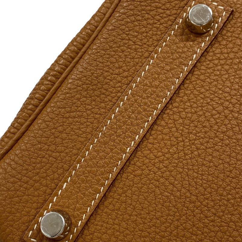 エルメス HERMES バーキン30 □N刻 ゴールド シルバー金具 トゴ レディース ハンドバッグ