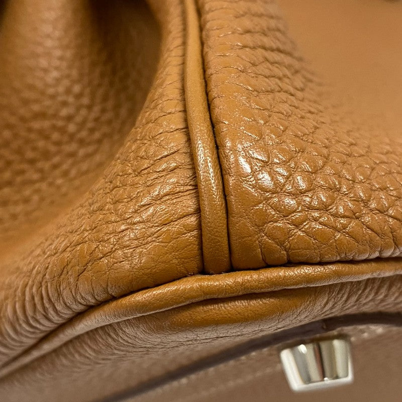エルメス HERMES バーキン30 □N刻 ゴールド シルバー金具 トゴ レディース ハンドバッグ