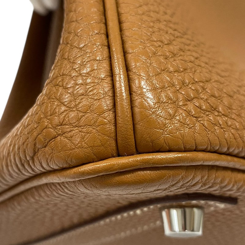 エルメス HERMES バーキン30 □N刻 ゴールド シルバー金具 トゴ レディース ハンドバッグ