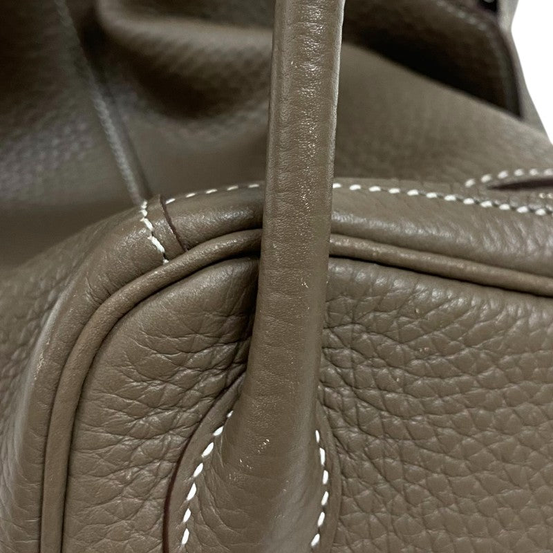 エルメス HERMES リンディ26 X刻 エトゥープ シルバー金具 トリヨンクレマンス レディース ショルダーバッグ