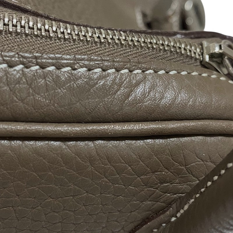 エルメス HERMES リンディ26 X刻 エトゥープ シルバー金具 トリヨンクレマンス レディース ショルダーバッグ