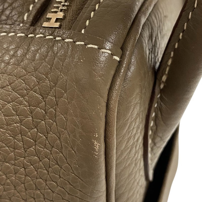 エルメス HERMES リンディ26 X刻 エトゥープ シルバー金具 トリヨンクレマンス レディース ショルダーバッグ