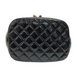 シャネル CHANEL マトラッセ バケットホーボーバッグ AS1877 ブラック パテントカーフ レディース ショルダーバッグ