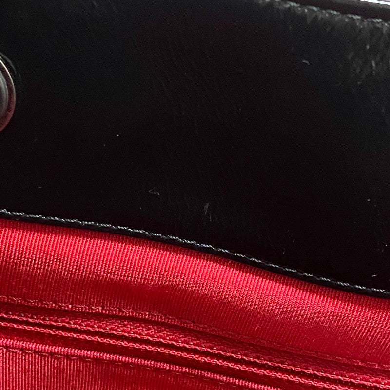 シャネル CHANEL マトラッセ バケットホーボーバッグ AS1877 ブラック パテントカーフ レディース ショルダーバッグ