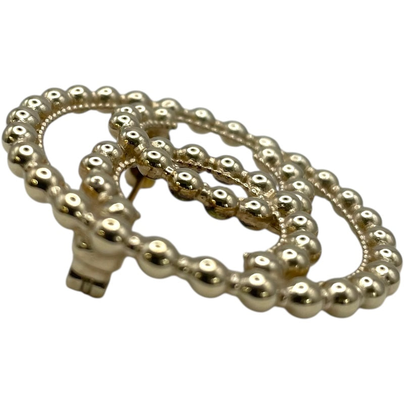 シャネル CHANEL ココマークブローチ シルバー GP レディース ブローチ