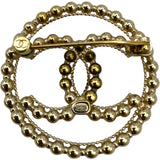 シャネル CHANEL ココマークブローチ シルバー GP レディース ブローチ