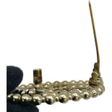 シャネル CHANEL ココマークブローチ シルバー GP レディース ブローチ