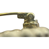 シャネル CHANEL ココマークブローチ シルバー GP レディース ブローチ