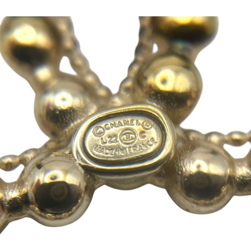 シャネル CHANEL ココマークブローチ シルバー GP レディース ブローチ