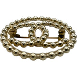 シャネル CHANEL ココマークブローチ シルバー GP レディース ブローチ