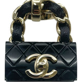 シャネル CHANEL マトラッセリング ブラック GP ジュエリー
