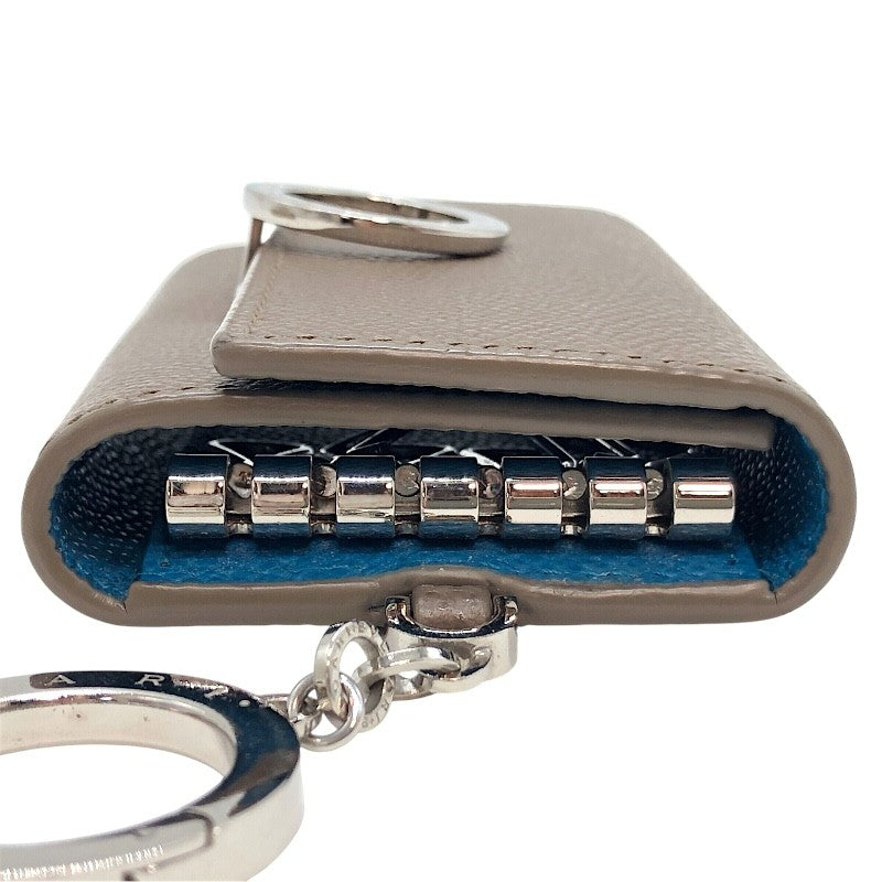 ブルガリ BVLGARI ブルガリブルガリ6連キーケース 293754 323 トープ×SV金具 レザー/メタル メンズ キーケース