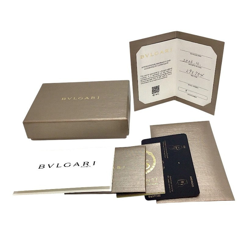 ブルガリ BVLGARI ブルガリブルガリ6連キーケース 293754 323 トープ×SV金具 レザー/メタル メンズ キーケース
