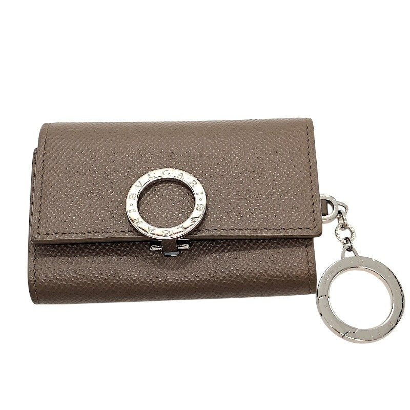 ブルガリ BVLGARI ブルガリブルガリ6連キーケース 293754 323 トープ×SV金具 レザー/メタル メンズ キーケース