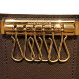 ルイ・ヴィトン LOUIS VUITTON ミュルティクレ6 M62630 ブラウン ゴールド金具 ダミエ・キャンバス ユニセックス キーケース