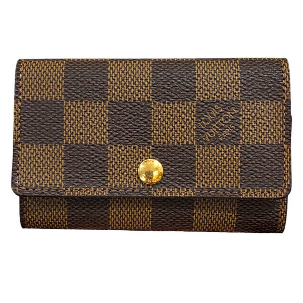 ルイ・ヴィトン LOUIS VUITTON ミュルティクレ6 M62630 ブラウン ゴールド金具 ダミエ・キャンバス ユニセックス キーケース