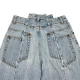 メゾン マルジェラ Maison Margiela 再構築ワイドデニムパンツ S51LA0128 ブルー コットン レディース デニムパンツ