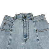 メゾン マルジェラ Maison Margiela 再構築ワイドデニムパンツ S51LA0128 ブルー コットン レディース デニムパンツ