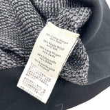 エルメス HERMES シルク混タートルネックニットセーター ブラック ウール メンズ セーター