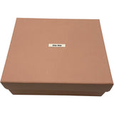 ミュウミュウ miu miu フロントロゴ刺繍ベースボールキャップ ５HC179 ネイビー コットン ユニセックス その他ファッション雑貨