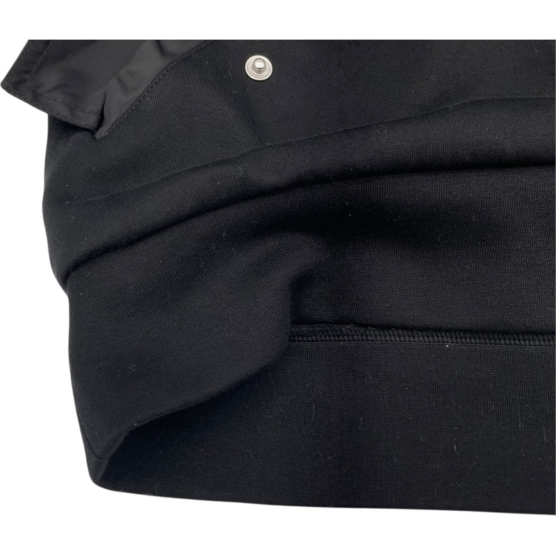 プラダ PRADA トライアングルロゴフーデッドパーカー UJL04C ブラック コットン メンズ パーカー