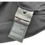 プラダ PRADA トライアングルロゴフーデッドパーカー UJL04C ブラック コットン メンズ パーカー