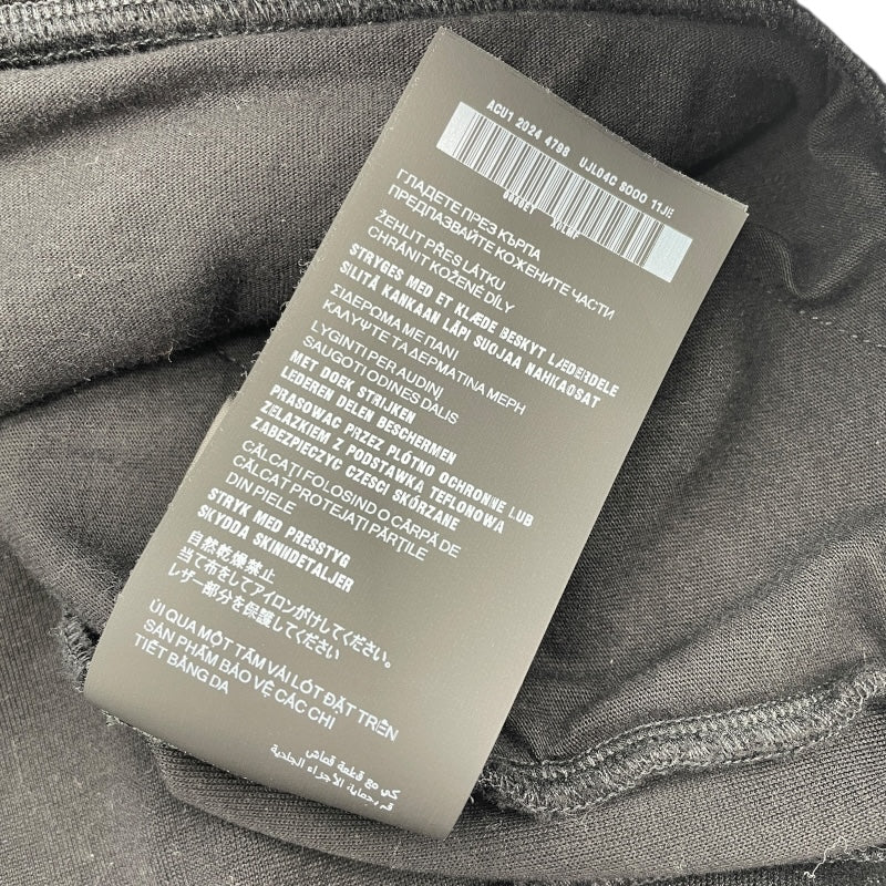プラダ PRADA トライアングルロゴフーデッドパーカー UJL04C ブラック コットン メンズ パーカー
