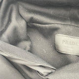 プラダ PRADA トライアングルロゴフーデッドパーカー UJL04C ブラック コットン メンズ パーカー