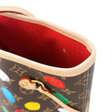 ルイ・ヴィトン LOUIS VUITTON ネヴァーフルMM 草間彌生コラボ M46381 ブラウン モノグラム・ペインティッドドッド レディース トートバッグ