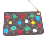 ルイ・ヴィトン LOUIS VUITTON ネヴァーフルMM 草間彌生コラボ M46381 ブラウン モノグラム・ペインティッドドッド レディース トートバッグ