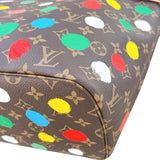 ルイ・ヴィトン LOUIS VUITTON ネヴァーフルMM 草間彌生コラボ M46381 ブラウン モノグラム・ペインティッドドッド レディース トートバッグ