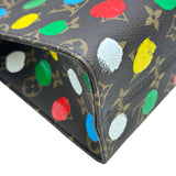 ルイ・ヴィトン LOUIS VUITTON オンザゴーPM 草間彌生コラボ M46380 ブラウン モノグラム・ペインティッド・ドット レディース トートバッグ