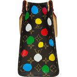 ルイ・ヴィトン LOUIS VUITTON オンザゴーPM 草間彌生コラボ M46380 ブラウン モノグラム・ペインティッド・ドット レディース トートバッグ