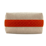 エルメス HERMES ブリッド ア ブラック PM ベージュ×オレンジ シルバー金具 トワル レディース ハンドバッグ