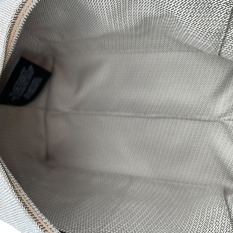 エルメス HERMES ブリッド ア ブラック PM ベージュ×オレンジ シルバー金具 トワル レディース ハンドバッグ