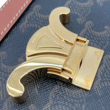 セリーヌ CELINE クラシックトリオンフ バッグ タン GD金具 トリオンフキャンバス/カーフ レディース ショルダーバッグ