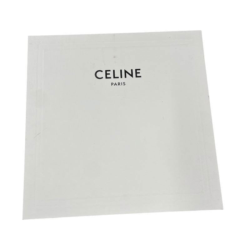 セリーヌ CELINE クラシックトリオンフバッグ 191242 ナチュラル タン GD金具 テキスタイル/カーフ レディース ショルダーバッグ