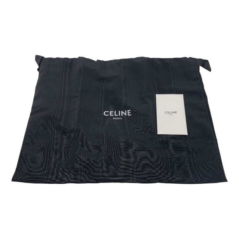 セリーヌ CELINE クラシックトリオンフバッグ 191242 ナチュラル タン GD金具 テキスタイル/カーフ レディース ショルダーバッグ