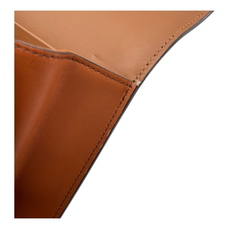 セリーヌ CELINE クラシックトリオンフバッグ 191242 ナチュラル タン GD金具 テキスタイル/カーフ レディース ショルダーバッグ