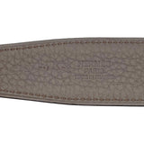 エルメス HERMES コンスタンス ベルト 95cm W刻印 ブラック/エタン シルバー金具 ボックスカーフ/トゴ メンズ ベルト