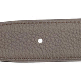 エルメス HERMES コンスタンス ベルト 95cm W刻印 ブラック/エタン シルバー金具 ボックスカーフ/トゴ メンズ ベルト