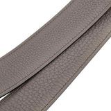 エルメス HERMES コンスタンス ベルト 95cm W刻印 ブラック/エタン シルバー金具 ボックスカーフ/トゴ メンズ ベルト
