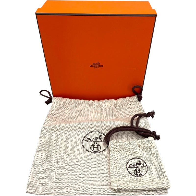 エルメス HERMES コンスタンス ベルト 95cm W刻印 ブラック/エタン シルバー金具 ボックスカーフ/トゴ メンズ ベルト