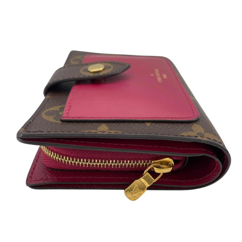 ルイ・ヴィトン LOUIS VUITTON ポルトフォイユ・ジュリエット M69433 ブラウン モノグラムキャンバス レディース 二つ折り財布